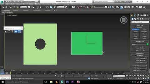 How to Create Holes in Geometry   3ds Max   Easiest Way