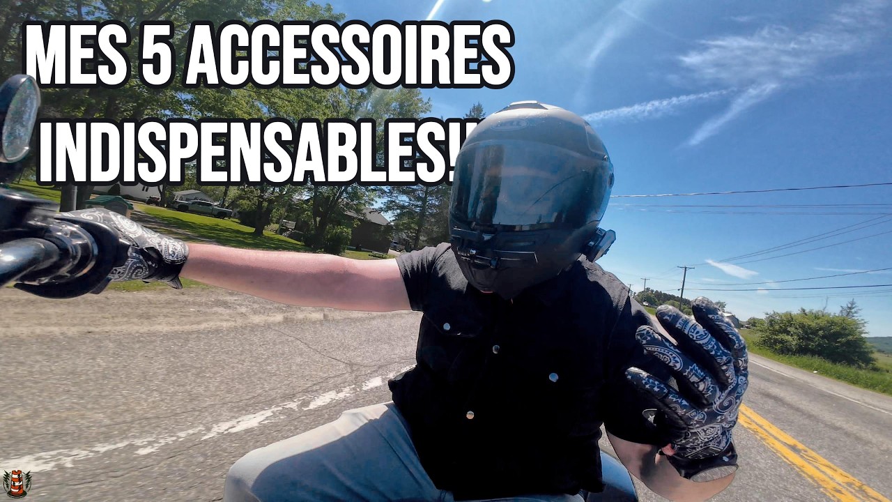 Mes 5 accessoires moto indispensables !!!!
