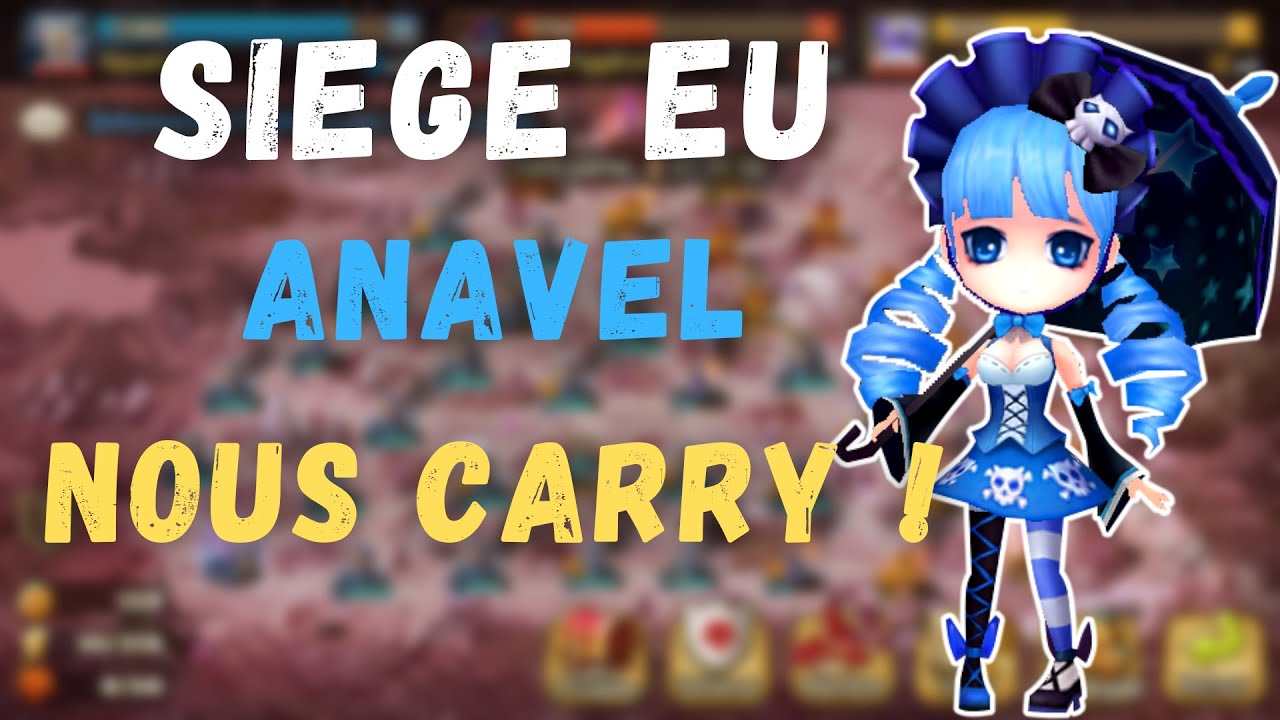 SIEGE EU : Anavel ne voulait pas PERDRE ! SUMMONERS WAR - YouTube
