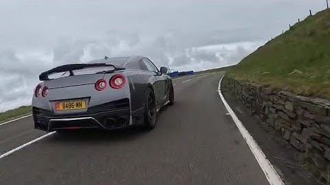 Isle of Man TT 2025 Nissan GTR driver can