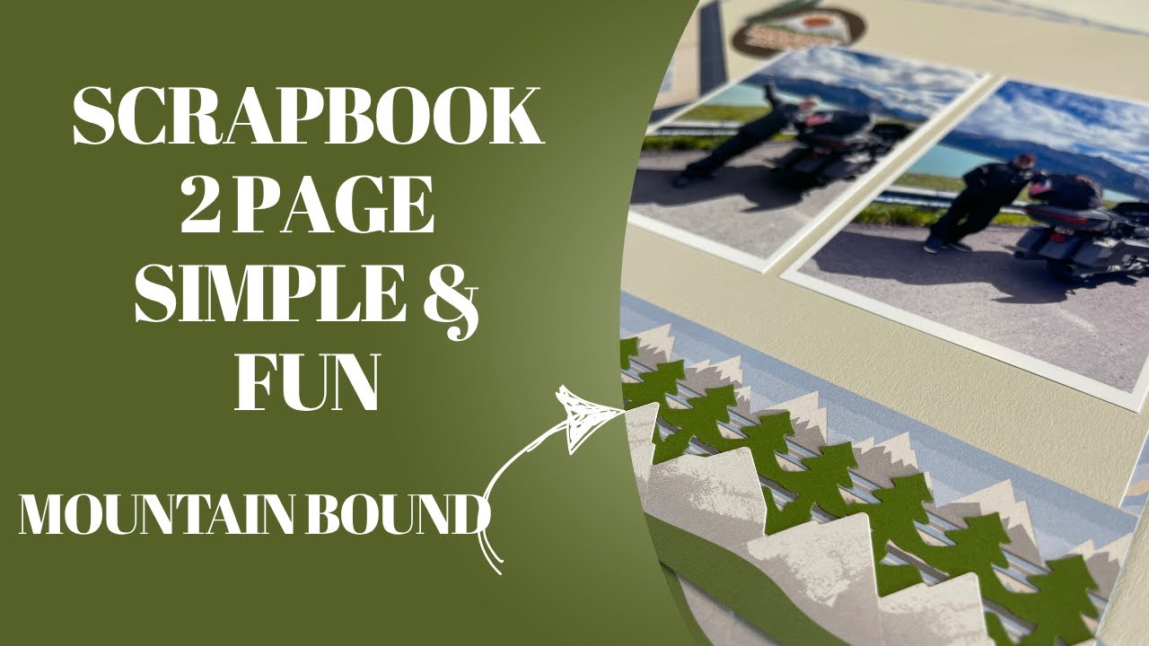 Scrapbook layout 2-page layout- Simple & Fun