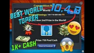 8 Ball Pool / Best World Topper with 104 Billion Weekly Winning screenshot 3