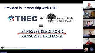 Transcript Exchange Postsecondary Informational and Training Webinar