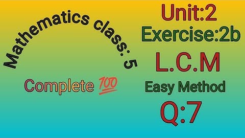 Mathematics Class 5 Unit:2 Multiples and Factors Exercise:2b Q:7 @mmeducationforall