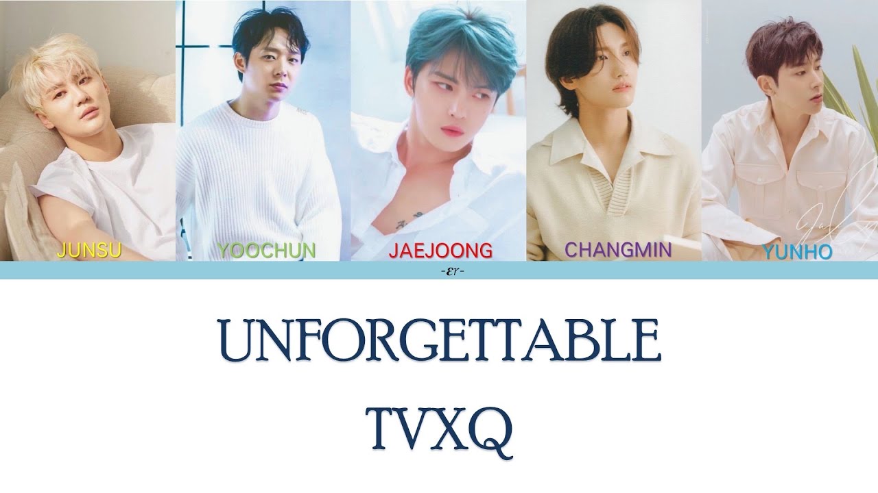 TVXQ! (동방신기) - Unforgettable (바보) - [Colour Coded Lyrics] (Han/Rom/Eng)