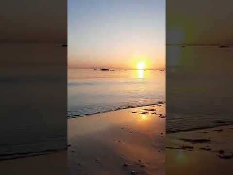 Güneş Çıkışı,Hızlı Çekim.Saat 06:00 Deniz Kenari Hizli çekim. Beautiful scenery,Quick Shot,Sunrise