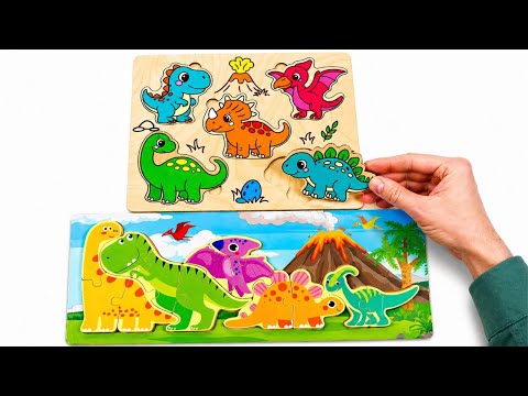 Build the Dinosaurs 🦖🧩 | Kids Puzzle Adventure