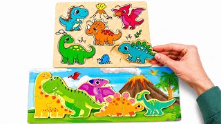 build dinosaurs kids puzzle adventure