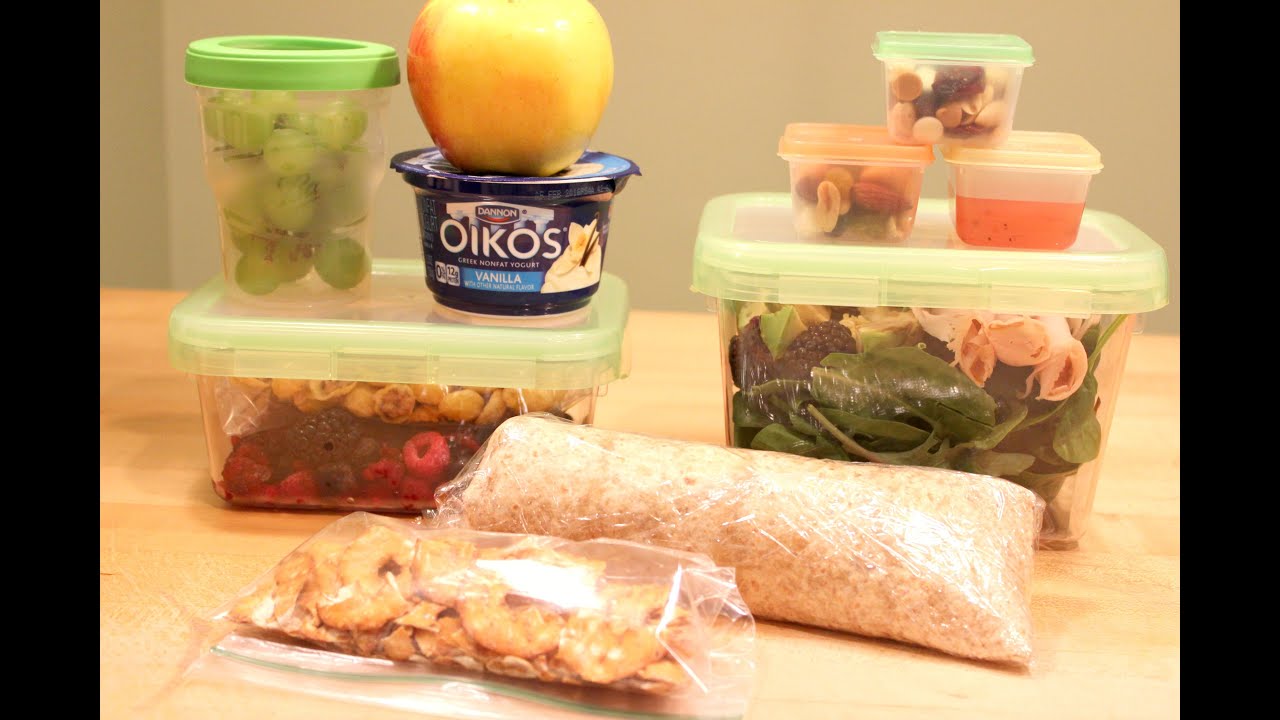 HEALTHY LUNCH IDEAS for Work/School + Dietitian Tips! - YouTube