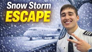 Airline Pilot Life | Escaping a BLIZZARD🥶