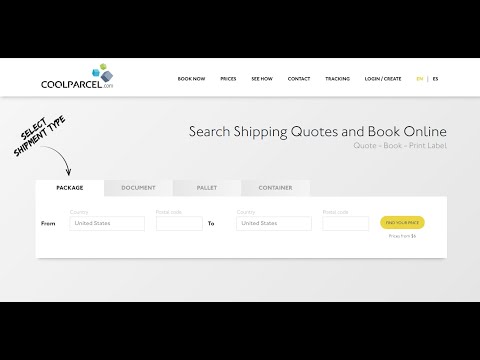 Compare Shipping Prices For Multiple Carriers In Just A Few Clicks With Coolparcel.com - video from Cool Parcel