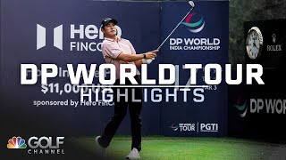 DP World Tour Highlights: 2025 India Championship, Round 3 | Golf Channel