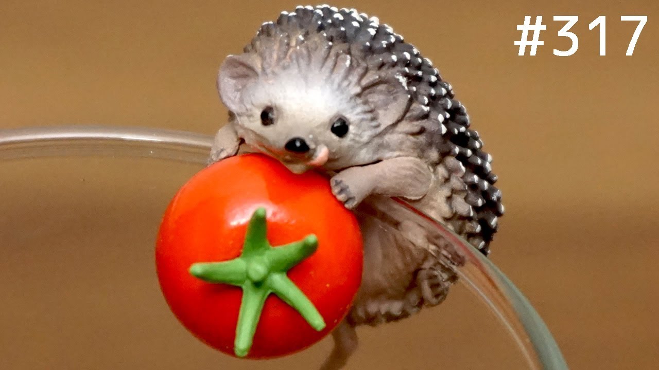 コップのフチのハリネズミ「PUTITTO HEDGEHOG」japanese kawaii toy 