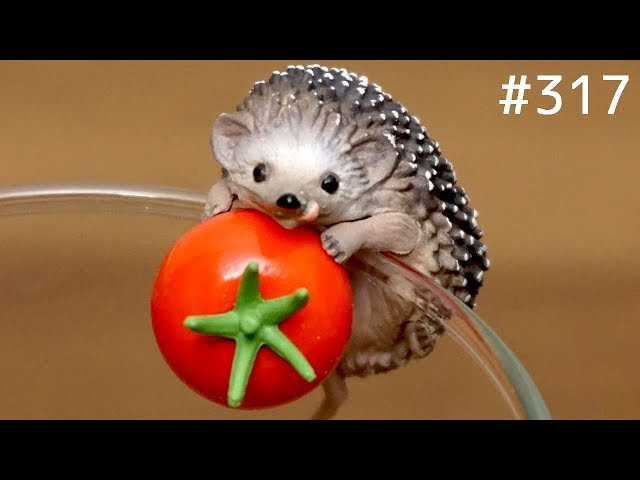 コップのフチのハリネズミ「PUTITTO HEDGEHOG」japanese kawaii toy