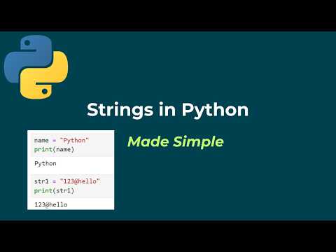 Strings in Python Explained | Indexing & Negative Indexing (Jupyter Style) |  Part 1