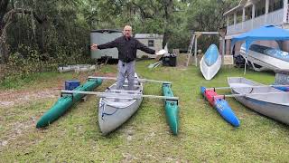 first ever sale of rental fleet, Expandacraft outrigger canoes.