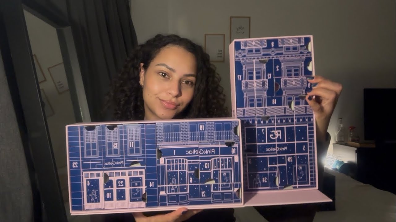 ASMR - in Dutch/ Nederlands | unboxing the PinkGellac advent calendar (lofi asmr) 