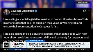 Indiana governor calls for special session to consider redistricting