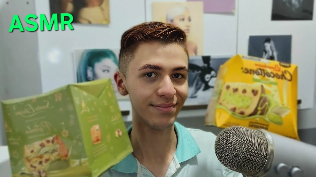 ASMR PROVANDO PANETONES DE PISTACHE 