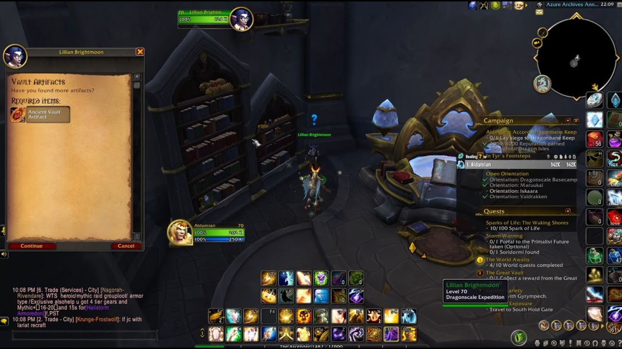 Dragonflight │ Where to Turn in ANCIENT VAULT ARTIFACT Guide YouTube