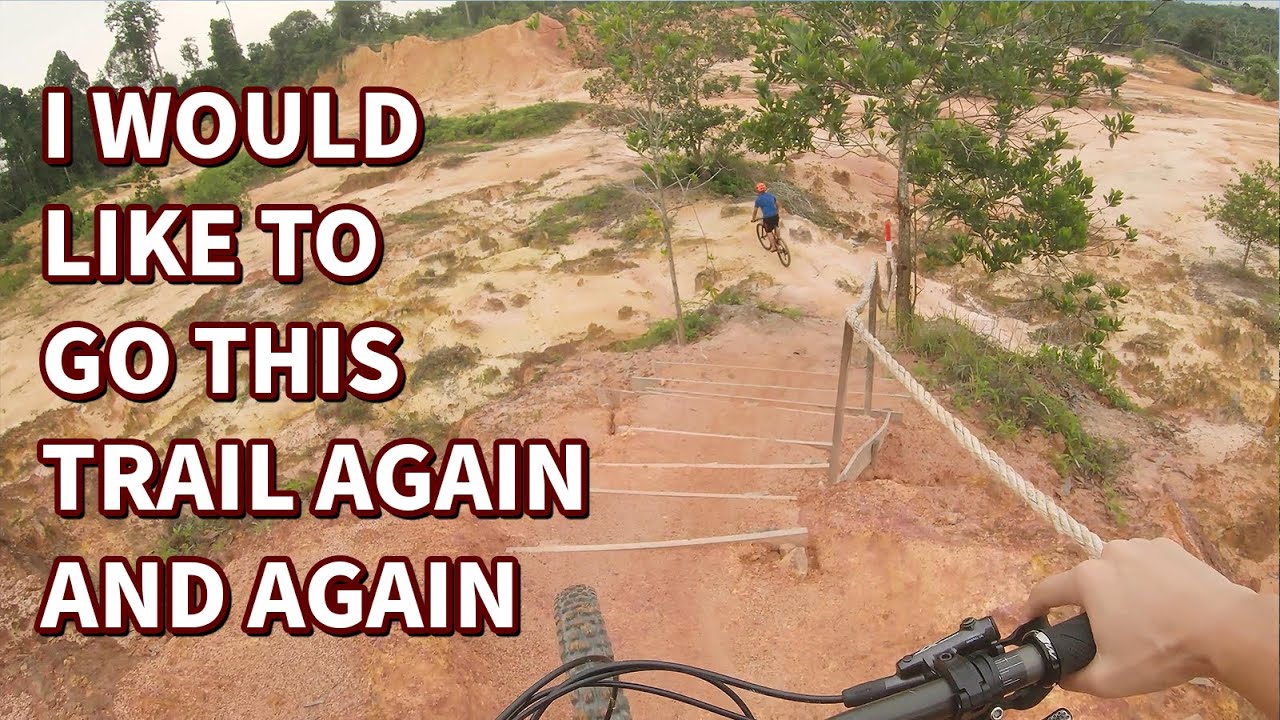 [4k] Super Fun MTB PARK For XC TRAIL And ENDURO Ride - Kemaman MTB Park