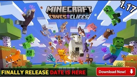 Minecraft 1.17 Official Release Date Confirmed | Caves & Cliffs Part 1 Release Date | In Hindi |2021