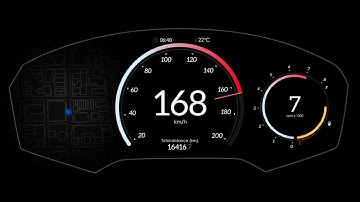 Car Digital Cluster Animation