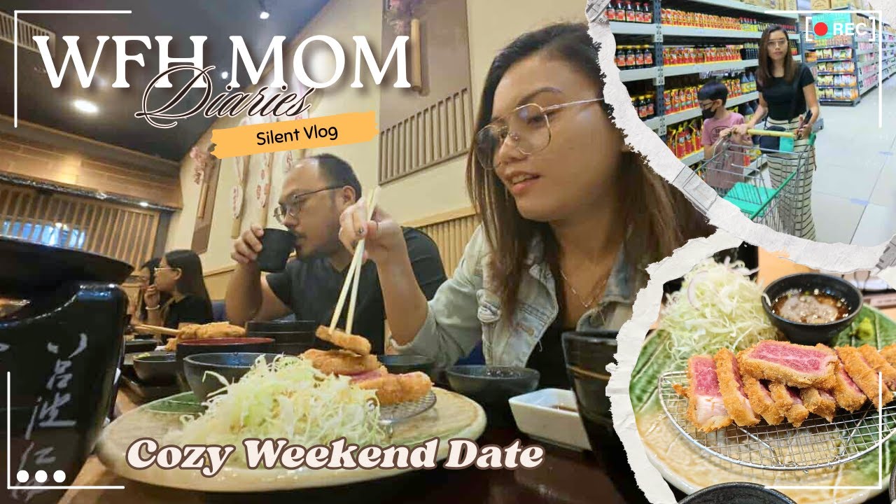 Cozy Weekend Date & Grocery Run | WFH Mom Diaries | Silent Vlog