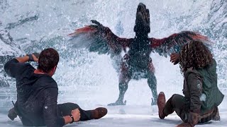 Chris Pratt Vs. Raptor Nadador Juric World Dominio Clip En Español