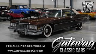1973 Cadillac DeVille #1807-PHY Gateway Classic Cars of Philadelphia