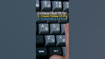 Which are your favorite Akko Cream switches? #shorts #short #akko #keyboard  #asmr #switch