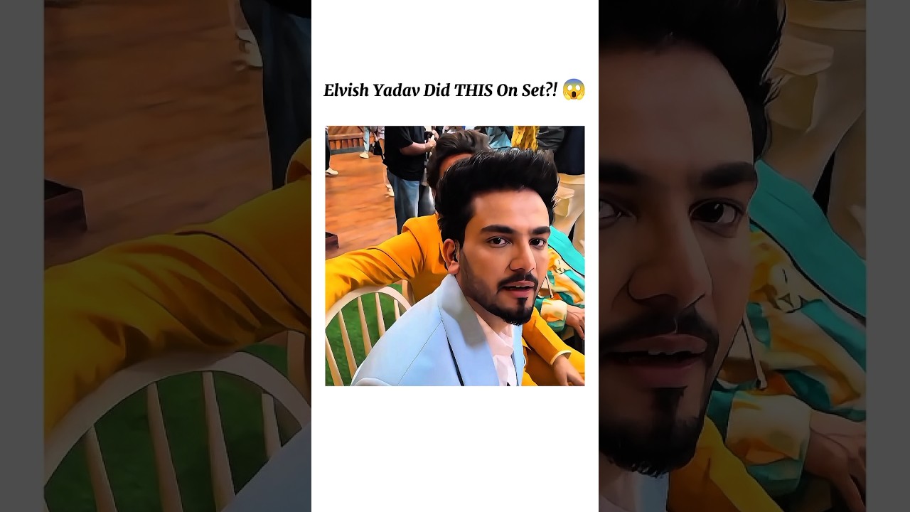 Elvish Yadav Did THIS On Set?! 😱🔥 | Funny Behind The Scenes #Shorts