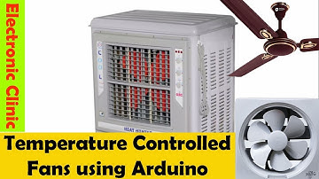 Arduino Project: Temperature Controlled Room Cooler or Fan | Arduino automatic temperature control