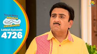 NEW! Ep 4726 - Kya Taarak ko milega Aam khane ka Permission! | Taarak Mehta ka Ooltah Chashmah