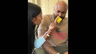 When Domini confronts Mike about the Magnum wrapper she found by the couch!