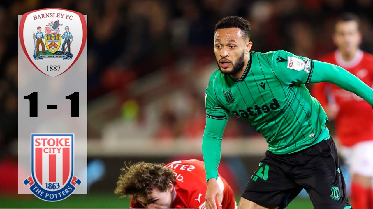 Barnsley vs Stoke City 1-1 All Goals & Highlights(FIFA 2021)  08/03/2022 HD