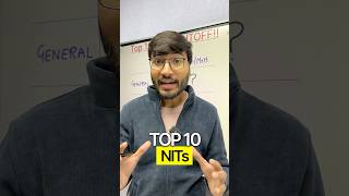 ❌Top 10 NITs Category-Wise Cutoff!😱 #jee #motivation