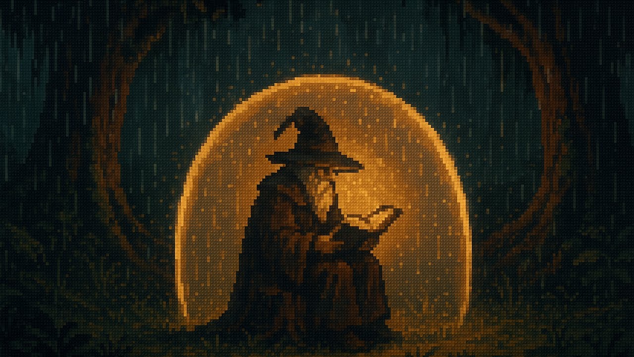 It’s Raining in the Woods, so the Wizard Casts Shelter. Let’s Read Together...