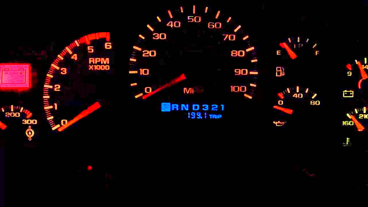 Oil Pressure Gauge 2002 Chevy Silverado YouTube