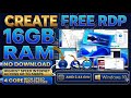 How To Create Free RDP/VPS In Mobile | Lifetime Free RDP/VPS | 100% SAFE AND SECURE | High Speed 