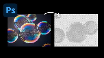 remove background from a transparent object in Photoshop | Easy Tutorial