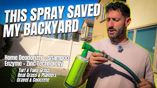 how to get rid of dog poop smell in yard Use Enzyme + deodorizer LawN Order BY Refresh Labs #dogs
