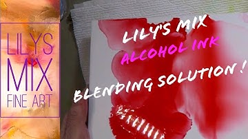 How to make Alcohol Ink Blending Solution. Tested #1 recipe read description.