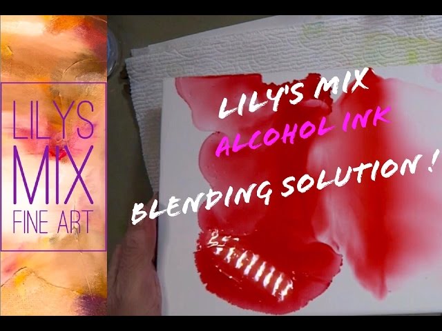 How to make Alcohol Ink Blending Solution. Tested #1 recipe read