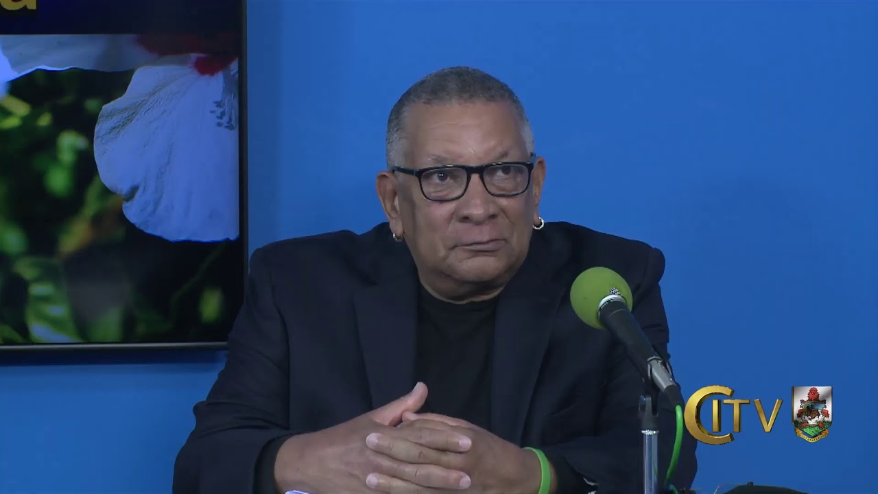 Bermuda Government Press Conference Ministries of Public Works and