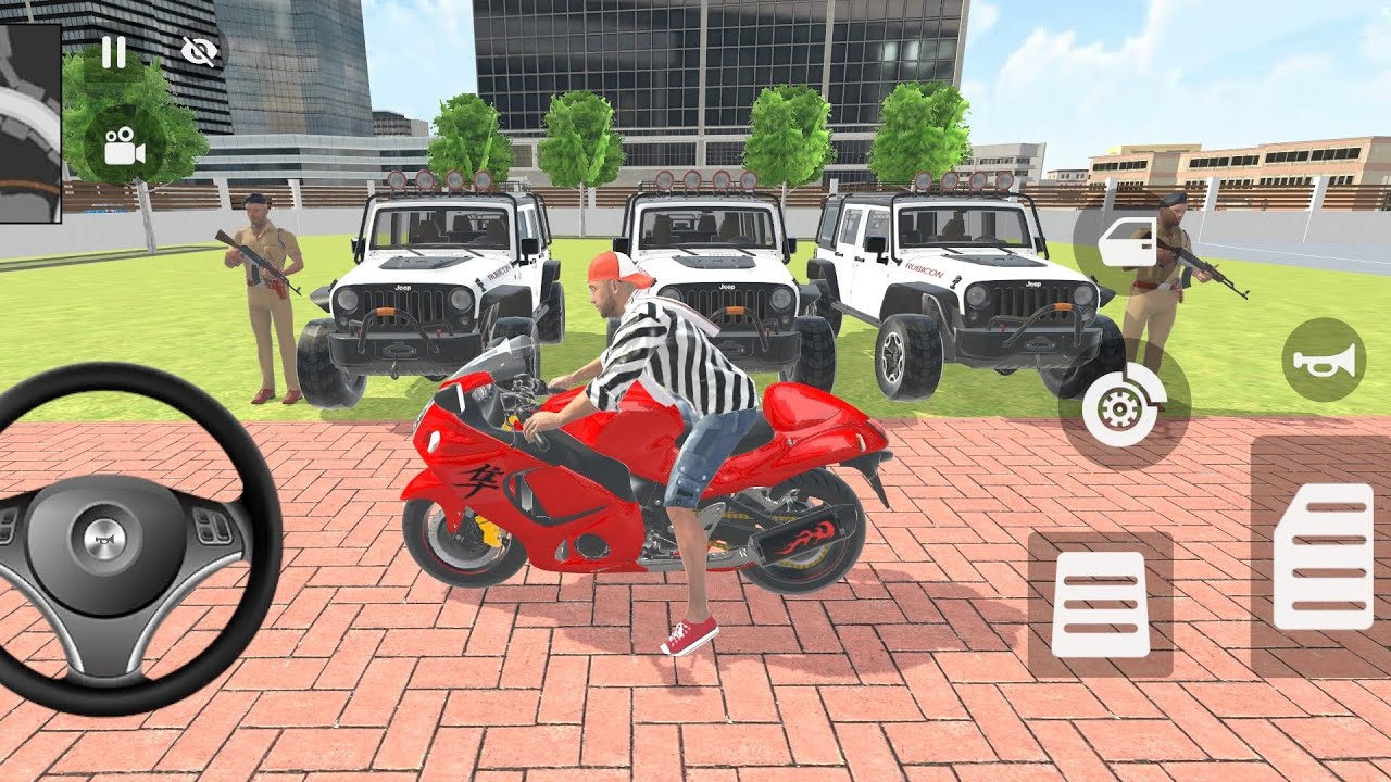 🎮 Franklin Order By 3️⃣ Jeep_Wrangler in Indian 🇮🇳 Bike Thief Auto Simulator 🎮