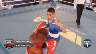 David Ome (PNG) vs Kobe Hunt (AUS) - Elite Oceania Boxing Championships 2025