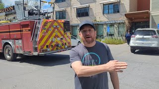 COTS Daystation Medical Call on North Ave – Fire and Police Respond