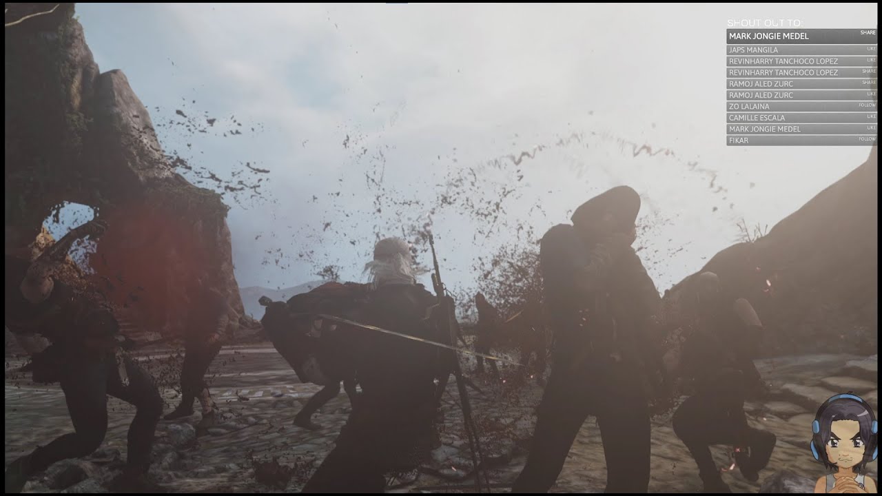 Geralt Butcher Mode The Witcher 3 Brutal Blood Demo 1