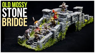 Old Mossy Stone Bridge Wargaming Scatter Terrain Tutorial